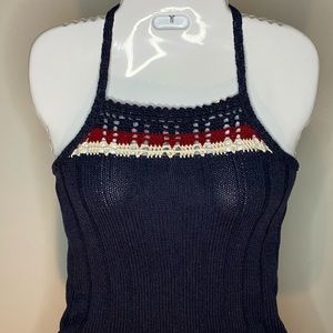 Prince & Fox Woven Halter Top